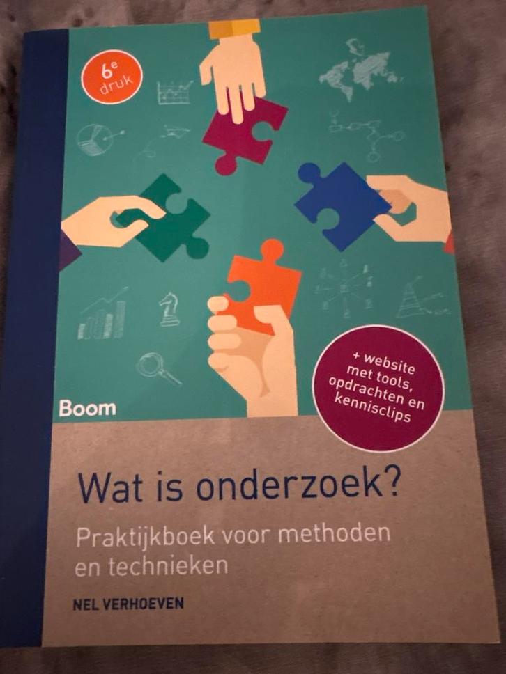 Wat is onderzoek? 6e druk, Boeken, Studieboeken en Cursussen, Zo goed als nieuw, HBO, Ophalen of Verzenden