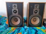 KLH vintage (low) budget speakers prima conditie, Audio, Tv en Foto, Luidsprekers, Gebruikt, 60 tot 120 watt, Front, Rear of Stereo speakers