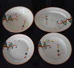 Handbeschilderd art deco servies Burgess Br Longton nr. 1084, Ophalen of Verzenden