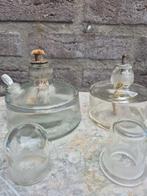 Vintage Glazen Spiritusbranders - Set van 2, Ophalen of Verzenden