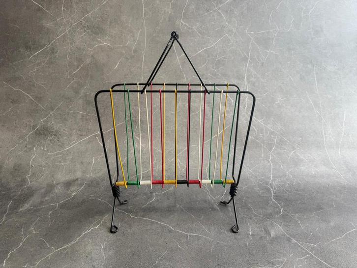 Vintage Lektuurbak / Tijdschriftenrek / Magazine rack, Huis en Inrichting, Woonaccessoires | Krantenbakken en Lectuurbakken, Gebruikt