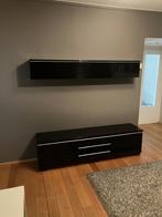 TV - Meubel hoogglans zwart, Ophalen, Gebruikt, 150 tot 200 cm, IKEA