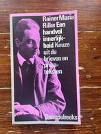 Rainer Maria Rilke Een handvol innerlijkheid 1988, Boeken, Europa overig, Ophalen of Verzenden, Zo goed als nieuw, Rainer Maria Rilke