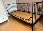 Ikea Meldal zwart bedframe 90x200 met lattenbodem, Ophalen, Overige materialen, Gebruikt, 90 cm