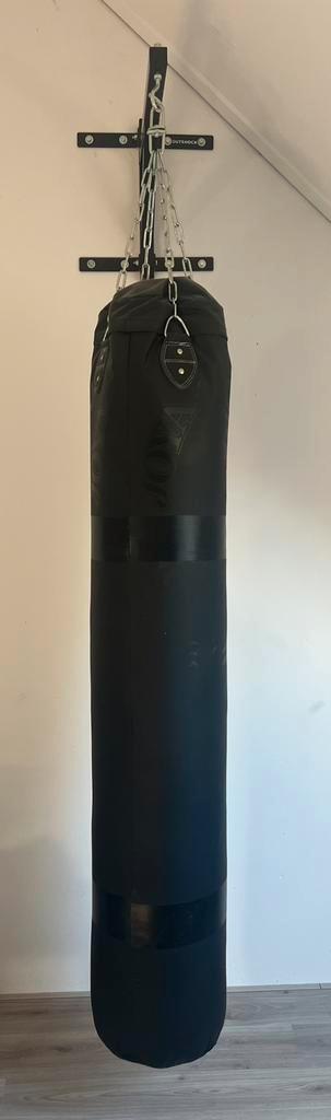 Joya bokszak 1,80m inclusief muurbeugels, Sport en Fitness, Vechtsporten en Zelfverdediging, Zo goed als nieuw, Overige, Vechtsportmateriaal