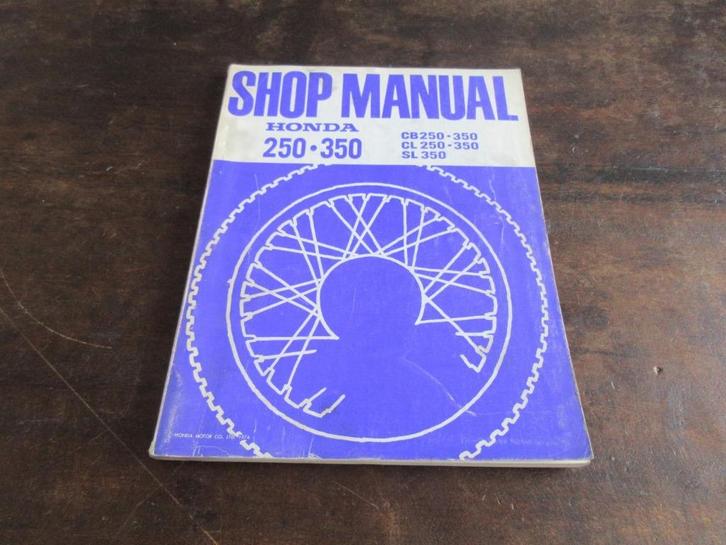 Honda CB250 CB350 CL250 CL350 SL350 manual werkplaatsboek, Motoren, Handleidingen en Instructieboekjes, Honda, Ophalen of Verzenden