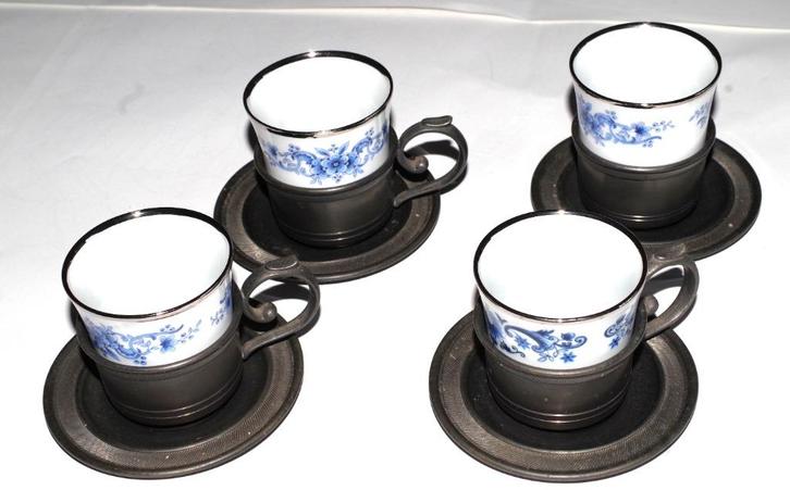 kopjes en schoteltjes, Verzamelen, Porselein, Kristal en Bestek, Zo goed als nieuw, Kop en/of schotel, Porselein, Ophalen