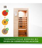 Therapeutische infraroodcabine met therapy heaters  3in 1, Ophalen, Zo goed als nieuw, Infrarood, Complete sauna