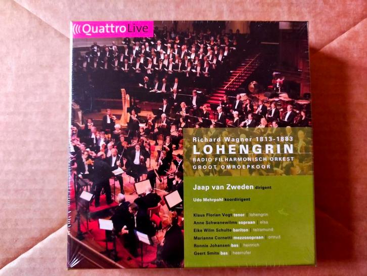 Wagner - Lohengrin - Jaap van Zweden (dirigent) geseald, Cd's en Dvd's, Cd's | Klassiek, Nieuw in verpakking, Opera of Operette