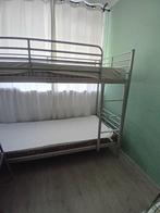 Metalen Stapelbed 90x200 160 hoog, Ophalen, Gebruikt, 90 cm, Eenpersoons