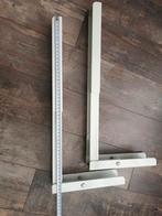 Combi Magnetron ophang beugels metaal wit, Ophalen, Gebruikt