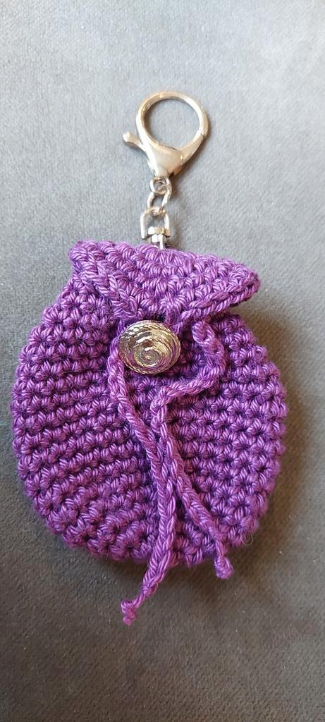 Bag charm gehaakt sleutelhanger mini backpack rugzakje, Verzamelen, Sleutelhangers, Nieuw, Ophalen of Verzenden