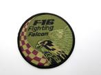 Patch RNLAF F-16 Fighting Falcon Vlb. Volkel swirl, Verzenden, Luchtmacht, Nederland, Embleem of Badge