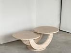 Travertine coffeetable, up&up, ca 1980’s, Ophalen of Verzenden
