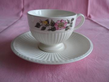  Kop en Schotel Edme Briar Rose Wedgwood beschikbaar voor biedingen