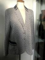 DIVAS tricot half gevoerde blazer mt 44 met metaal en knopen, Kleding | Dames, Overige kleuren, Maat 42/44 (L), Ophalen of Verzenden