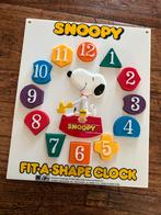 Vintage Snoopy leerklok uit 1965., Ophalen of Verzenden, Gebruikt, Ontdekken