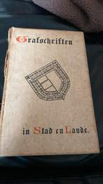Grafschriften stad en lande, Ophalen of Verzenden, 20e eeuw of later, Zo goed als nieuw