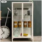 Oude grote vitrinekast Apothekerskast Ziekenhuiskast Vitrine, Ophalen