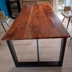 Eetkamertafel acaciahout boomstam model, Huis en Inrichting, Tafels | Eettafels, Ophalen, 50 tot 100 cm, 150 tot 200 cm, Rechthoekig