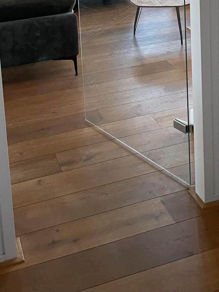 Eiken Houten Vloer - ca. 78m2, Doe-het-zelf en Verbouw, Vloerdelen en Plavuizen, Gebruikt, Vloerdelen of -planken, Hout, 150 cm of meer