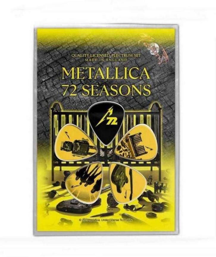 Metallica 72 Seasons Plectrum Pakket - Nieuw!, Verzamelen, Muziek, Artiesten en Beroemdheden, Nieuw, Gebruiksvoorwerp, Ophalen of Verzenden