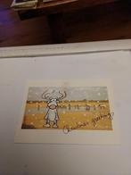 LEENDERT JAN VIS. RENDIER MET ACHER ZICH. OLIFANTEN, Verzamelen, Ansichtkaarten | Themakaarten, Ophalen of Verzenden, 1980 tot heden