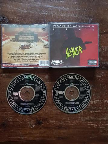 Slayer - Decade of aggression live 2 cd thrash speed rock beschikbaar voor biedingen