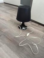 IKEA Tafellamp – Zwart | 29 cm hoog | Inclusief Philips lamp, Ophalen of Verzenden, Gebruikt, Kunststof, Minder dan 50 cm