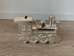 Verzilverde spaarpot Locomotief., Ophalen of Verzenden, Zo goed als nieuw, Overige materialen, Vervoermiddel