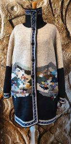 💖Prachtig Lopi 100% Iceland wol jas/lange vest XXL, Ophalen of Verzenden, Nieuw, Maat 46/48 (XL) of groter, Blauw