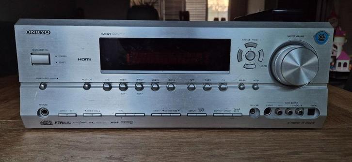 Onkyo TX-SR604E, Audio, Tv en Foto, Versterkers en Receivers, Gebruikt, 7.1, 120 watt of meer, Onkyo, Ophalen
