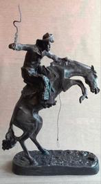 Antiek zware brons beeld Frederic Remington, Antiek en Kunst, Ophalen of Verzenden, Brons