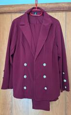 Shein Pak XL Bordeaux - Zo Goed Als Nieuw!, Kleding | Dames, Kostuum of Pak, Maat 46/48 (XL) of groter, Ophalen of Verzenden, Zo goed als nieuw