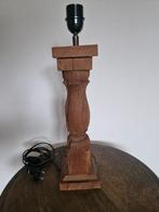 Houten Baluster Lampvoet, Huis en Inrichting, Lampen | Vloerlampen, Ophalen, Gebruikt, Landelijk, Minder dan 100 cm