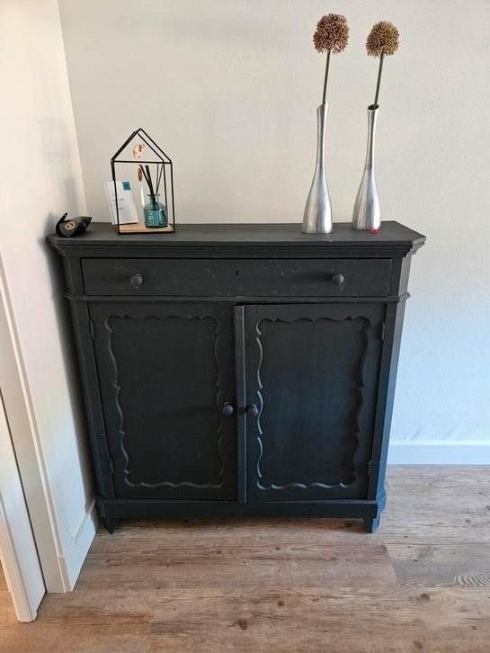 Brocante Kast met krijtverf, Huis en Inrichting, Kasten | Overige, Gebruikt, Ophalen