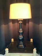 Brocante schemerlamp Brugge houten tuintafel nachtkastjes, Ophalen, Hout