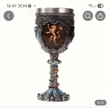 Ridder Beker - Koningsbeker Metaal beschikbaar voor biedingen