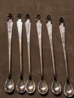 Djokja ijslepels/sorbet lepels zilver 800 PK gemerkt, Antiek en Kunst, Ophalen of Verzenden, Zilver