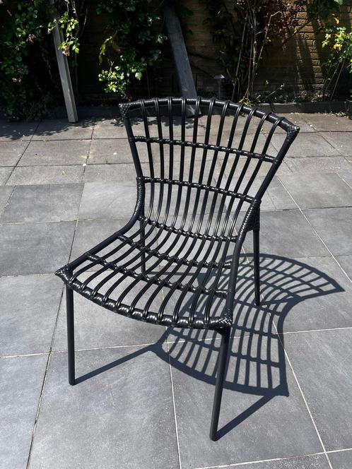 Buitenstoelen/Outdoor Chairs - metaal & kunststof, duurzaam, Tuin en Terras, Tuinstoelen, Gebruikt, Plastic, Stapelbaar, Ophalen