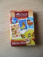 Disney Leeuwekoning kaartspel - memo spel, Verzamelen, Ophalen of Verzenden, Overige figuren, Gebruikt, Overige typen