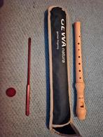 Blokfluit met hoes, Muziek en Instrumenten, Blaasinstrumenten | Blokfluiten, Ophalen of Verzenden, Zo goed als nieuw, Sopraan of Sopranino