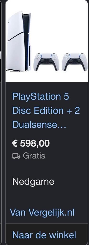 PlayStation 5 Disc + Controller + Account met Games, Spelcomputers en Games, Spelcomputers | Sony PlayStation 5, Gebruikt, Playstation 5