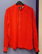G-Star core zip shirt knal rood met ritsje mt XL nr 47802, ., G-star, Maat 46/48 (XL) of groter, Ophalen of Verzenden
