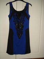 Onderjurk maat S kobalt met zwart kant NIEUW, Ophalen of Verzenden, Blauw, Nachtkleding