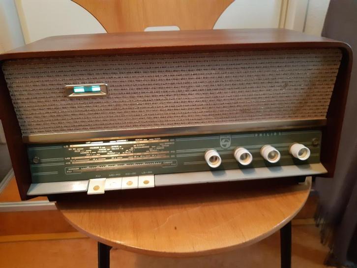 Philips B3X02A kleine Buizen radio met FM, Audio, Tv en Foto, Radio's, Gebruikt, Radio, Ophalen