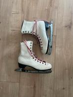 Witte leren kunstschaatsen maat 39, Overige merken, Gebruikt, Ophalen of Verzenden, Kunstschaatsen