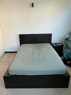 Ikea bed, Ophalen, Gebruikt, Zwart, Twijfelaar