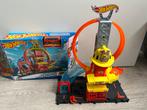 Hot wheels city brandweerkazerne super loop fire station, Ophalen of Verzenden, Zo goed als nieuw, Handmatig, Hot Wheels