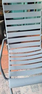 2 metalen tuinstoelen, Ophalen, Gebruikt, Metaal, Stapelbaar